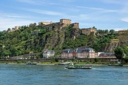 Blick auf die Festung Ehrenbreitstein © Romantischer Rhein Tourismus GmbH / Friedrich Gier